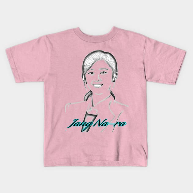 Jang Na-ra Kids T-Shirt by Creativehub